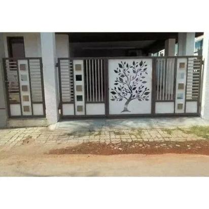 Tech CNC Laser Cut Metal Gates 067 by Mr.Tech for Residential, Industrial, Commercial 3 4