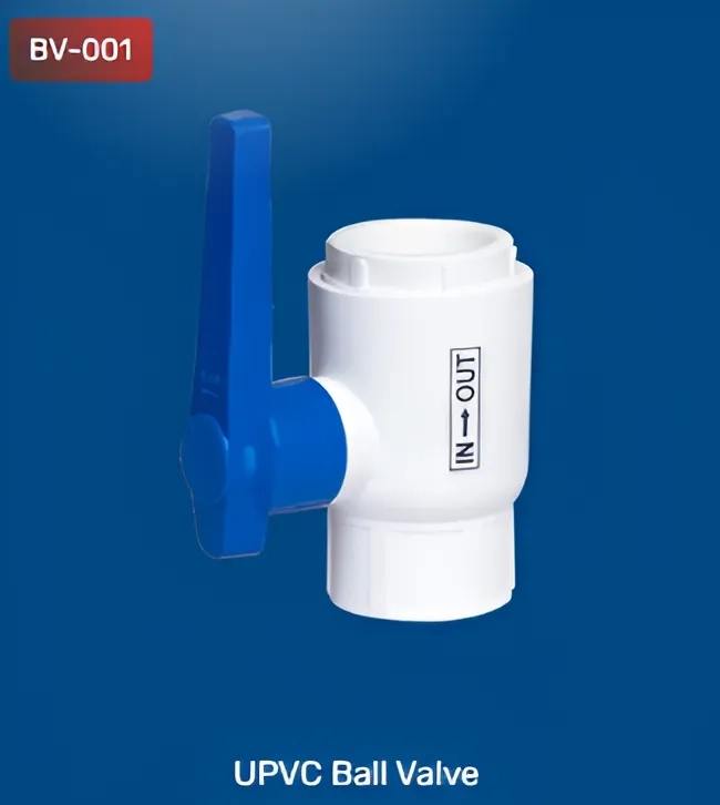 LEO UPVC Ball Valve by LEO Taps : Colours available: WhiteSmoke