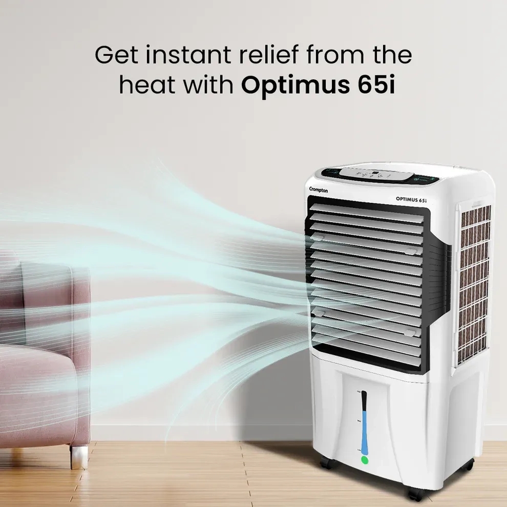 Crompton Optimus 65i Air Cooler by Crompton : Colours available: Black, White 3 1