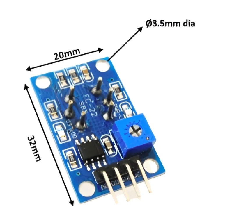 Quartz Components MQ135 Air Quality Gas Sensor Module by Quartz Components : Colours available: Black 1 6