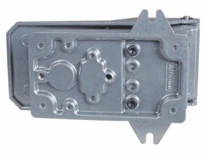Airmax 5/2 Foot Operated Valves (Detent / Spring Return) by Airmax Pneumatics : Colours available: Silver 3 3