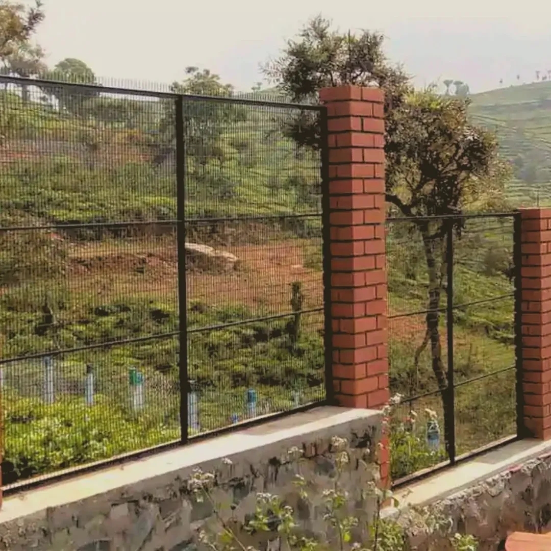 Justfence Welded Mesh Fence by Justfence : Colours available: Black 2 2