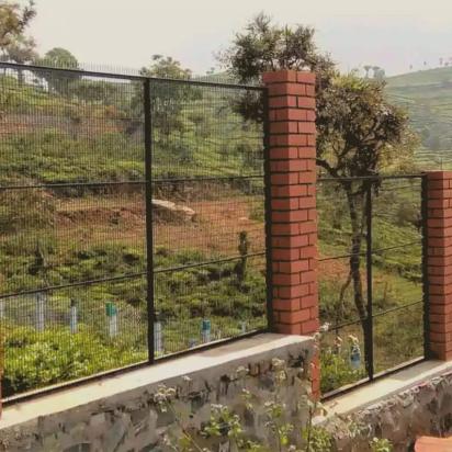 Justfence Welded Mesh Fence by Justfence : Colours available: Black 2 2