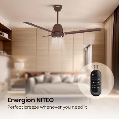 Crompton Energion NITEO BLDC Ceiling Fan - Matt Copper by Crompton : Colours available: AntiqueCopper 7 1