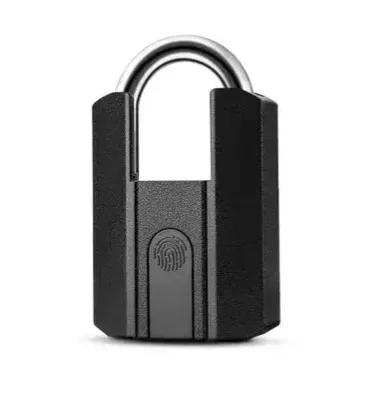 Z+ Smart Door Lock Fingerprint Padlock by Smiledrive for Multipurpose : Colours available: Black
