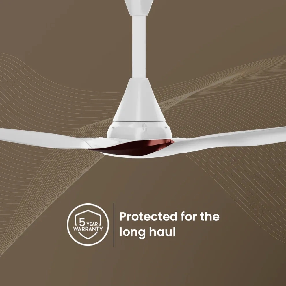 Crompton SilentPro Enso BLDC Ceiling Fans - Silk White by Crompton : Colours available: White 4 5