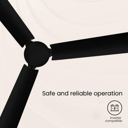 Crompton Energion Cookie BLDC Ceiling Fan - Metallic Magic Brown by Crompton : Colours available: WoodyBrown 1 6