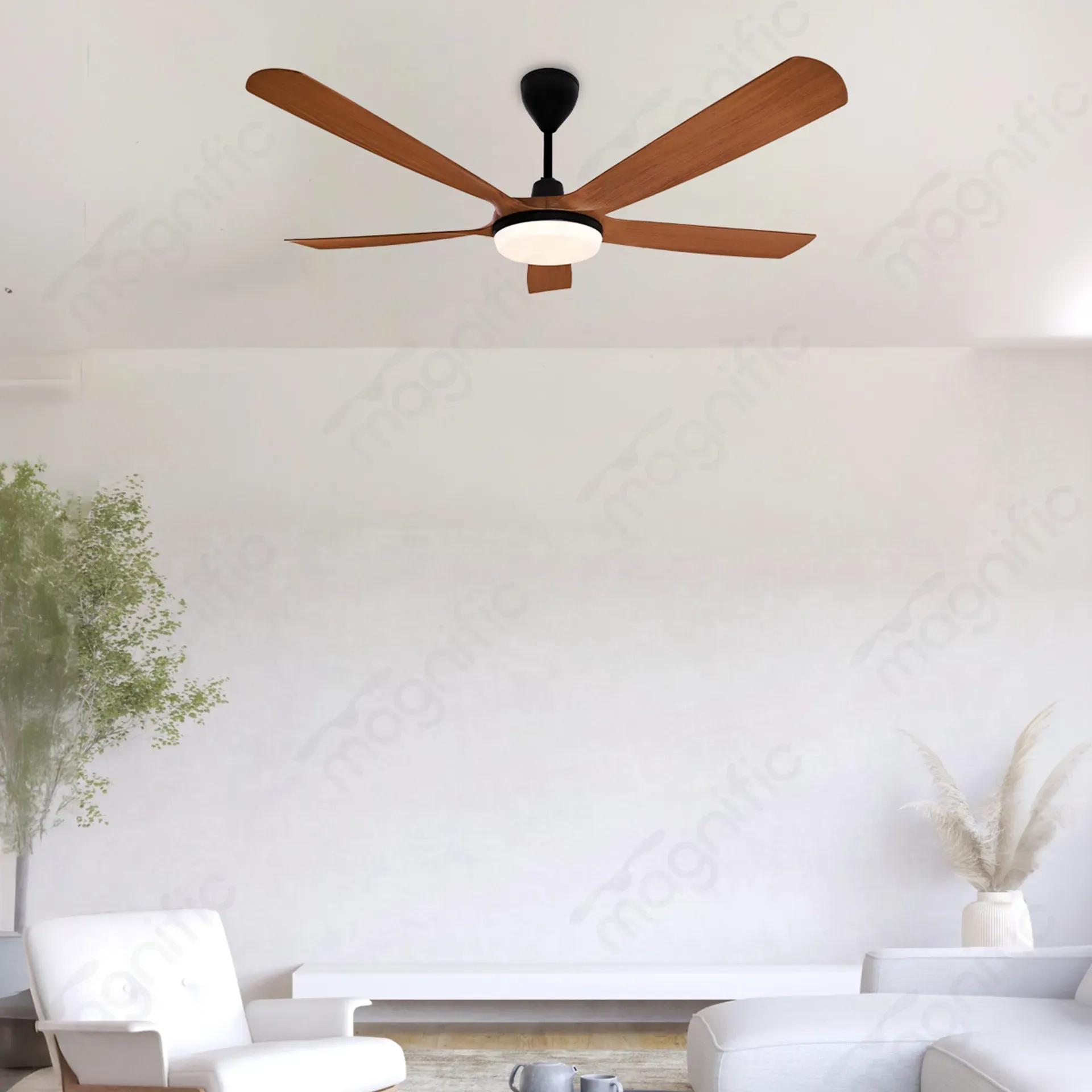 Magnific Spectra – 56″ Fan for Living Room and Bedroom | Remote Control - Wooden