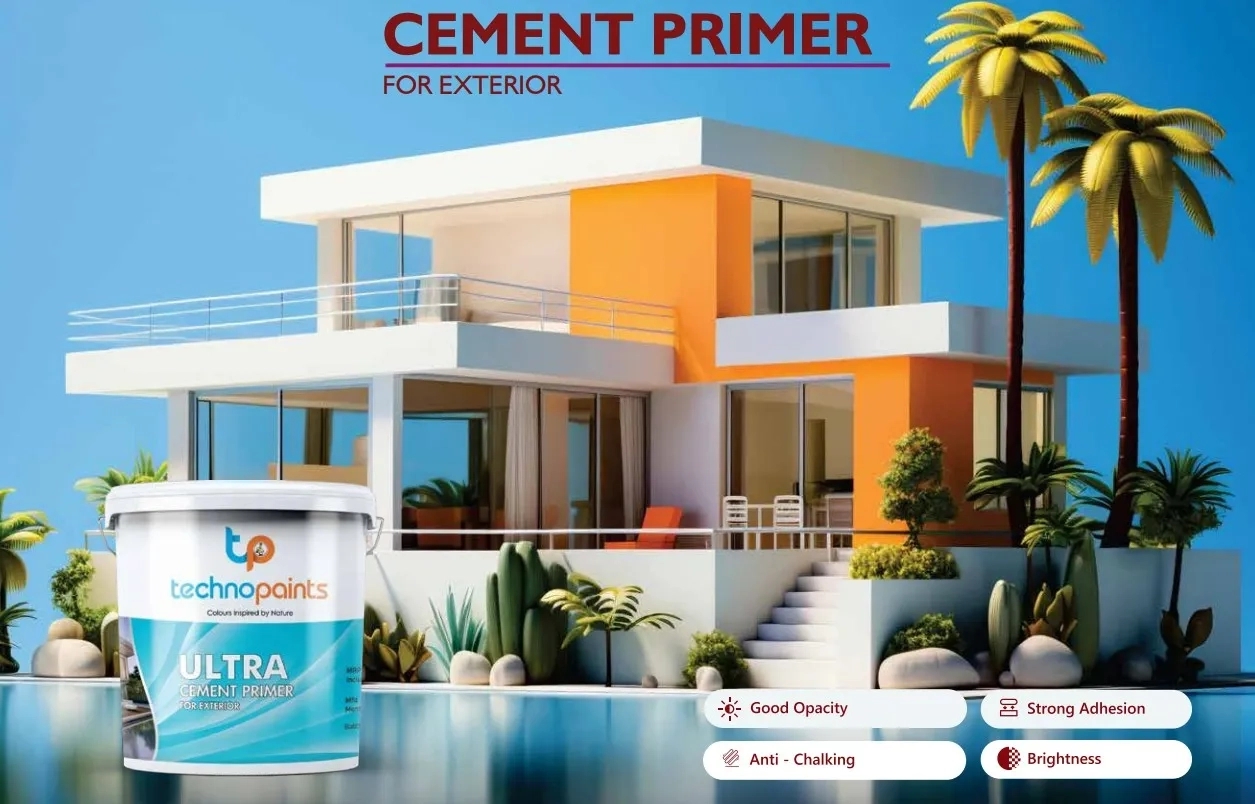 Techno Paints Ultra Cement Primer ( Ex) by Techno Paints for Exterior