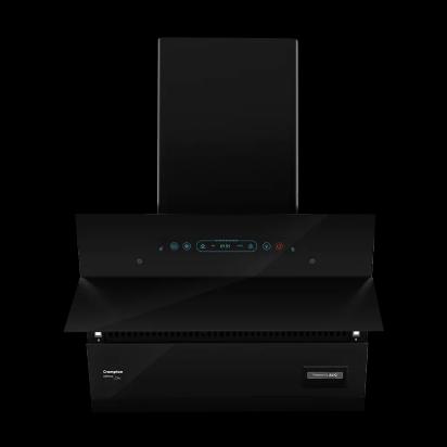 Crompton AQNova (Inclined) Chimney | Filterless 60 CM by Crompton : Colours available: Black