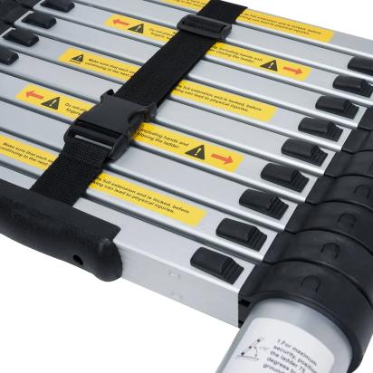 Avhe India Aluminium Telescopic Ladder 2.6 Meter by Avhe India for Indoor, Outdoor : Colours available: Chrome 3 3