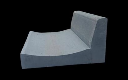 Drsti Precast Concrete Kerb Stone - Half Battered for Roads and Landscaping by Drsti : Colours available: Grey