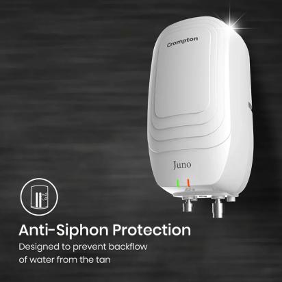 Crompton Juno 3-Litre, 3000W Instant Water Heater by Crompton : Colours available: White 8 2