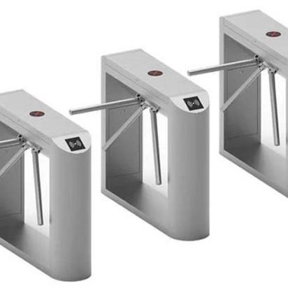 Dlux Tripoid Barrier / Turnstile by Dlux Automatic Doors : Colours available: Silver