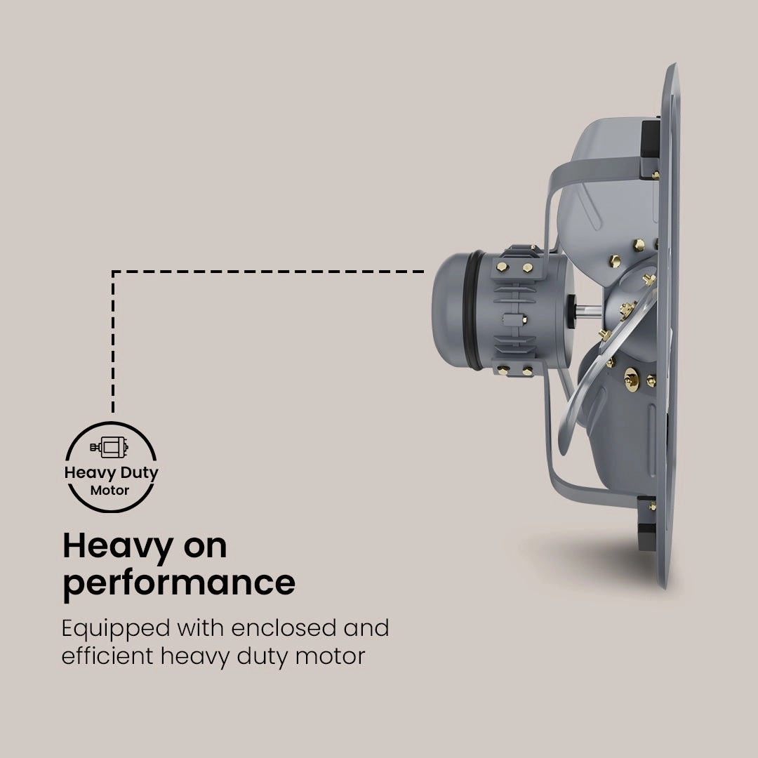 Crompton HDEF Exhaust Fan - Mild Steel by Crompton : Colours available: DimGray 4 4