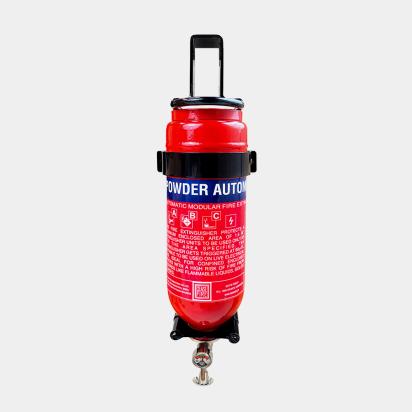 Ceasefire Automatic Fire Extinguishers - ABC Powder (Wall Mounted) by Ceasefire : Colours available: Red 7 6