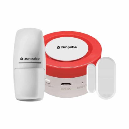 Zunpulse Smart Security by Zunpulse for Indoor, Outdoor : Colours available: White