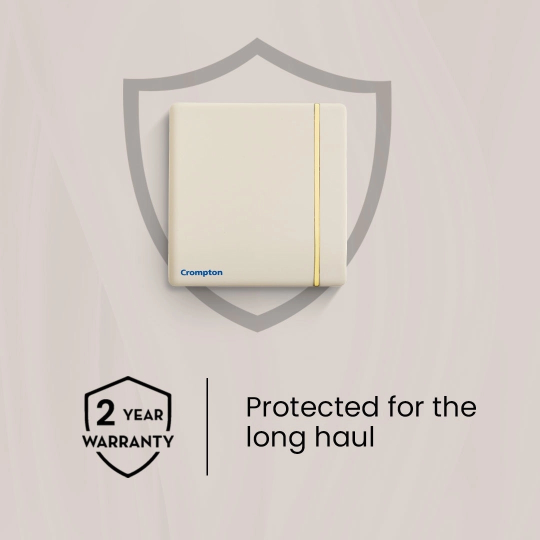 Crompton New Mount Air Exhuast Fan - Ivory by Crompton : Colours available: Ivory 6 4