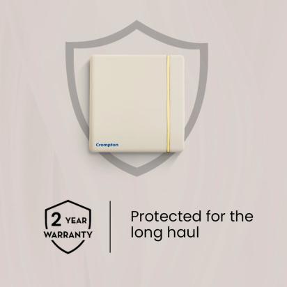 Crompton New Mount Air Exhuast Fan - Ivory by Crompton : Colours available: Ivory 6 4