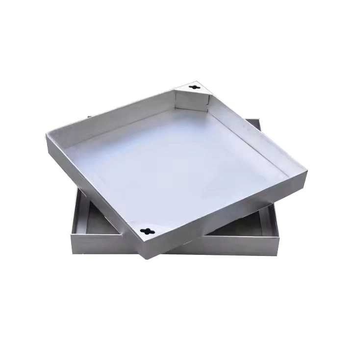 Aquieen 12x12-Inch Tile/Marble Insert Manhole Floor Grating | SS304 Drain Cover with 32mm Depth | Concealed Design for Seamless Flooring by Aquieen : Colours available: Chrome