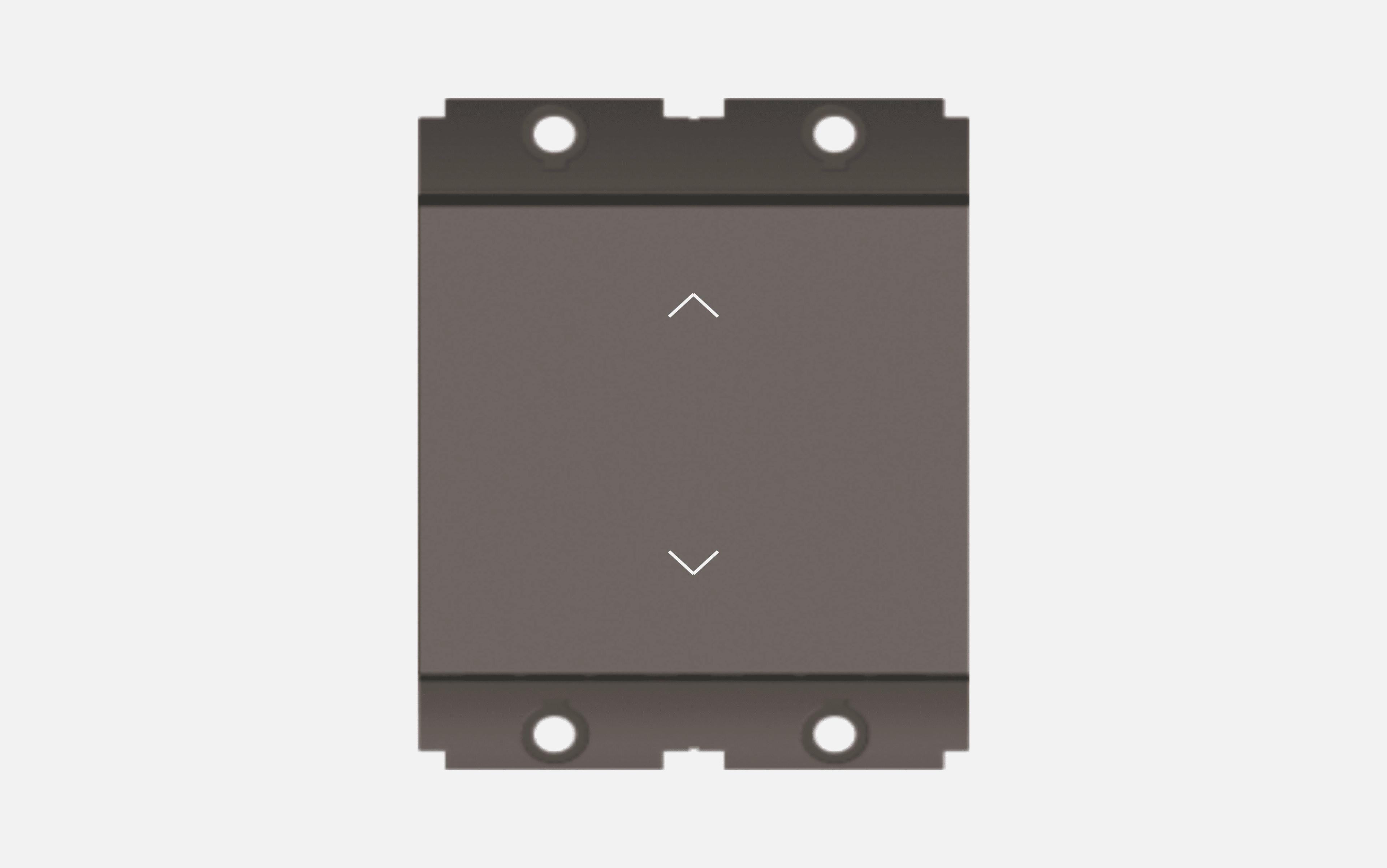 Norisys Graphite Gray Palm Switch 6A Two-way Double Pole (Collarless Style) - 2 Module