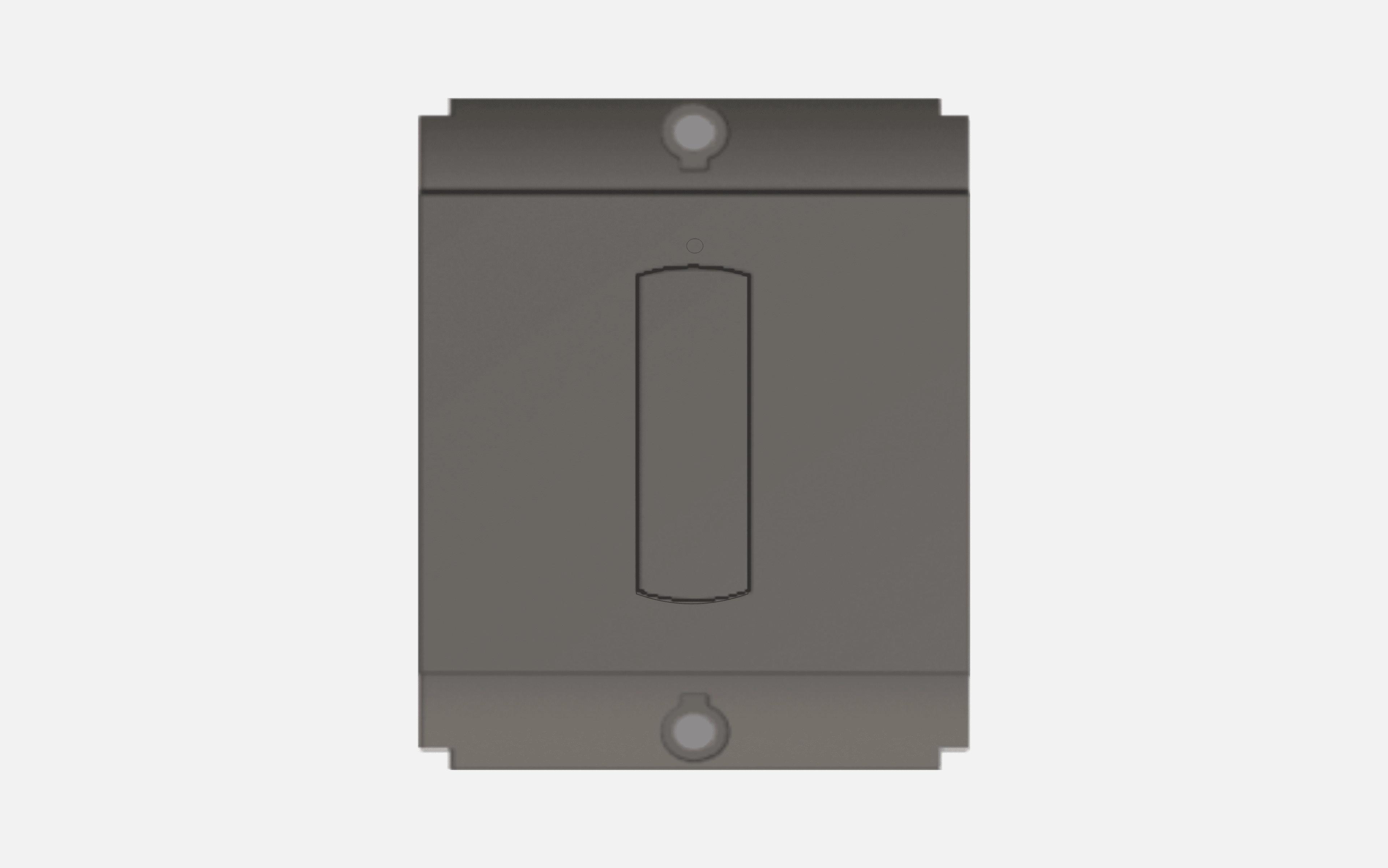 Norisys Graphite Gray Fan Regulator Step Type with Bar Knob for 120W fan - 2 Module