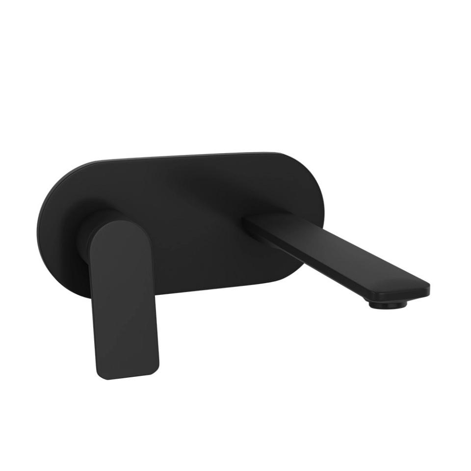 Jaquar Exposed Part Kit Of Left Hand Side Operated Single Lever Basin Mixer - Black Matt LAG-BLM-91235NK
