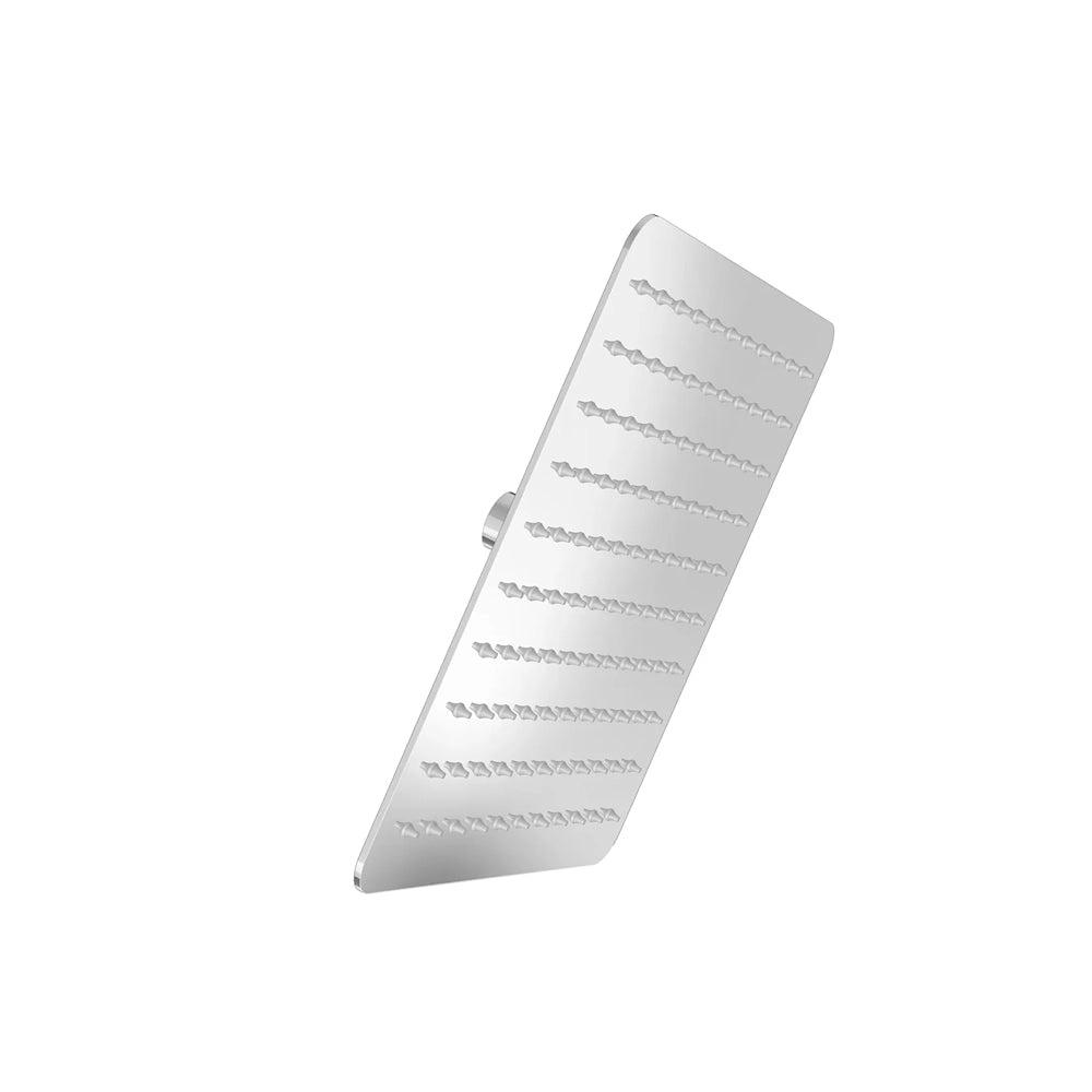 Aquieen 10x10 Inch Super Slim Square Overhead Shower (8mm) - Stainless Steel, Chrome Finish, Wall/Ceiling Mounted 4