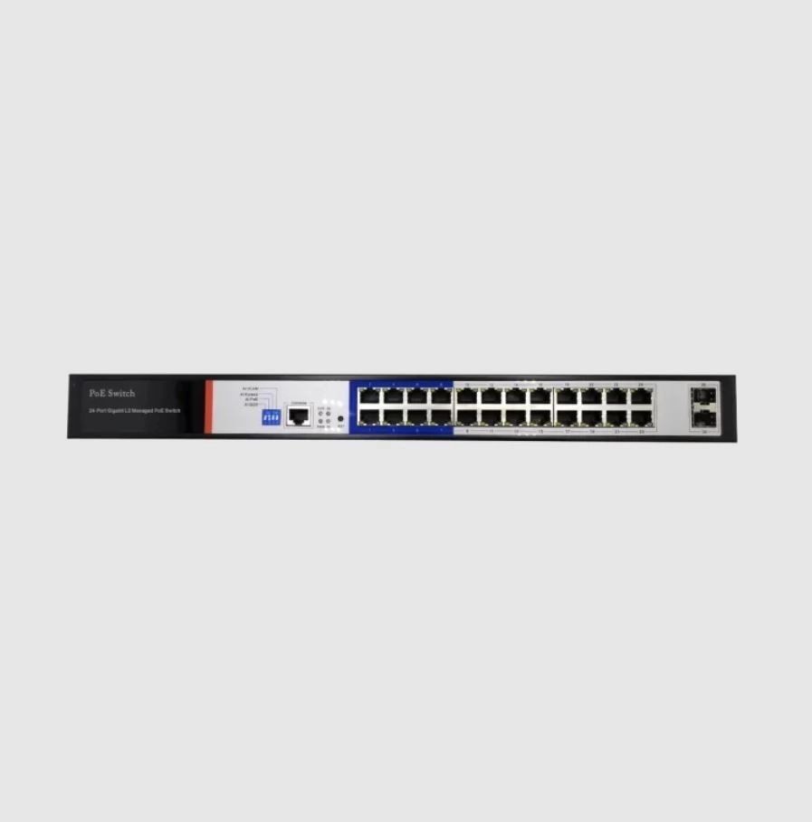 Trueview Port Layer 2 Managed AI PoE Switch by Trueview : Colours available: Black