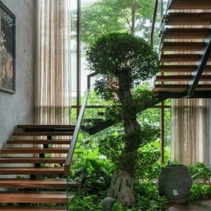 Unikstaircase Stringer Staircase by Unik Staircase : Colours available: Brown