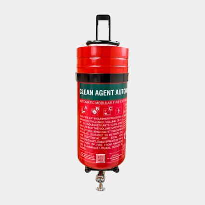 Ceasefire Automatic Fire Extinguishers - Clean Agent (Wall Mounted) by Ceasefire : Colours available: Red 1 4