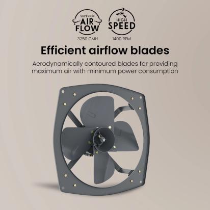 Crompton Hdef Exhaust Fan - Grey by Crompton : Colours available: DimGray 3 4