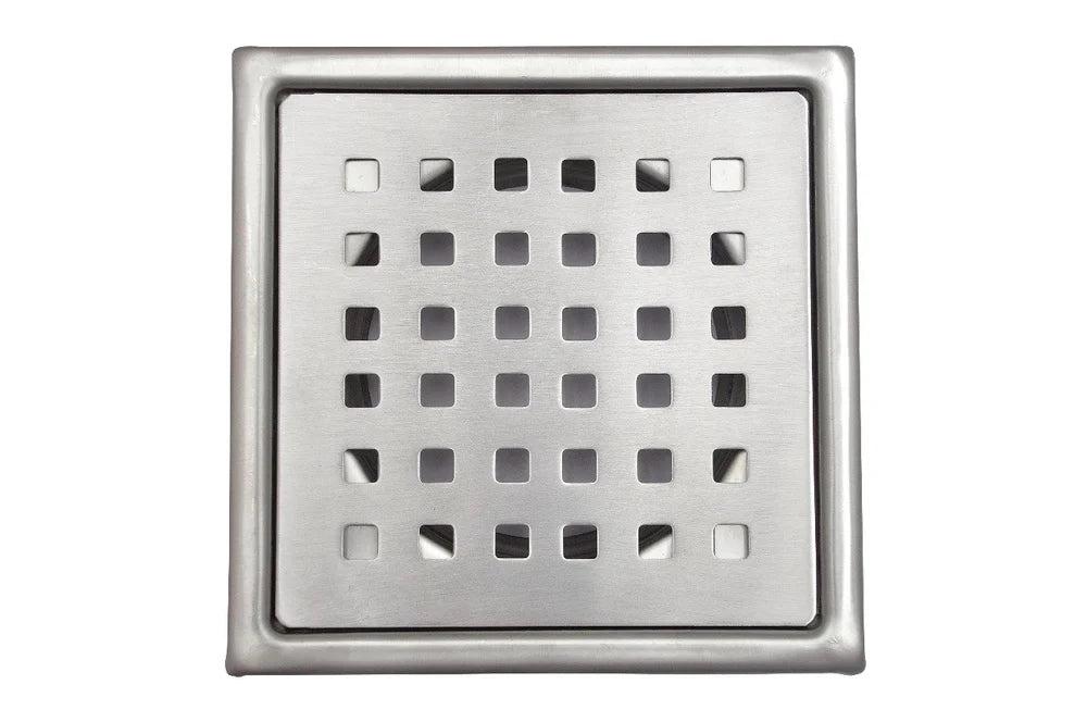 Aquieen 5x5 Inch Floor Grating / Drainer In Matte Finish | Arossa Design & SS304 Drainer | Anti-Clog & Drain Cover & Kitchen 2