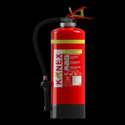 Kanex 9 Kg Foam Fire Extinguisher - Cartridge Operated by Kanex : Colours available: Red