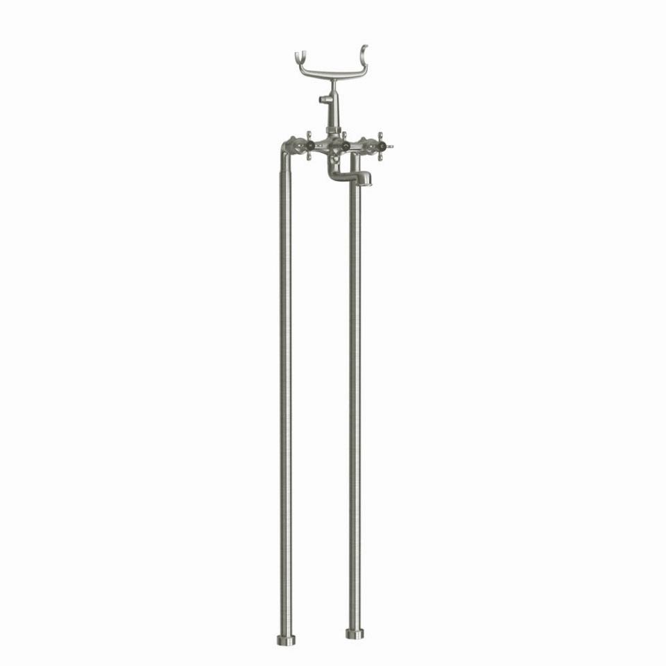 Jaquar Bath And Shower Mixer With Telephone Shower Crutch - Stainless Steel - QQP-SSF-7271PMHL