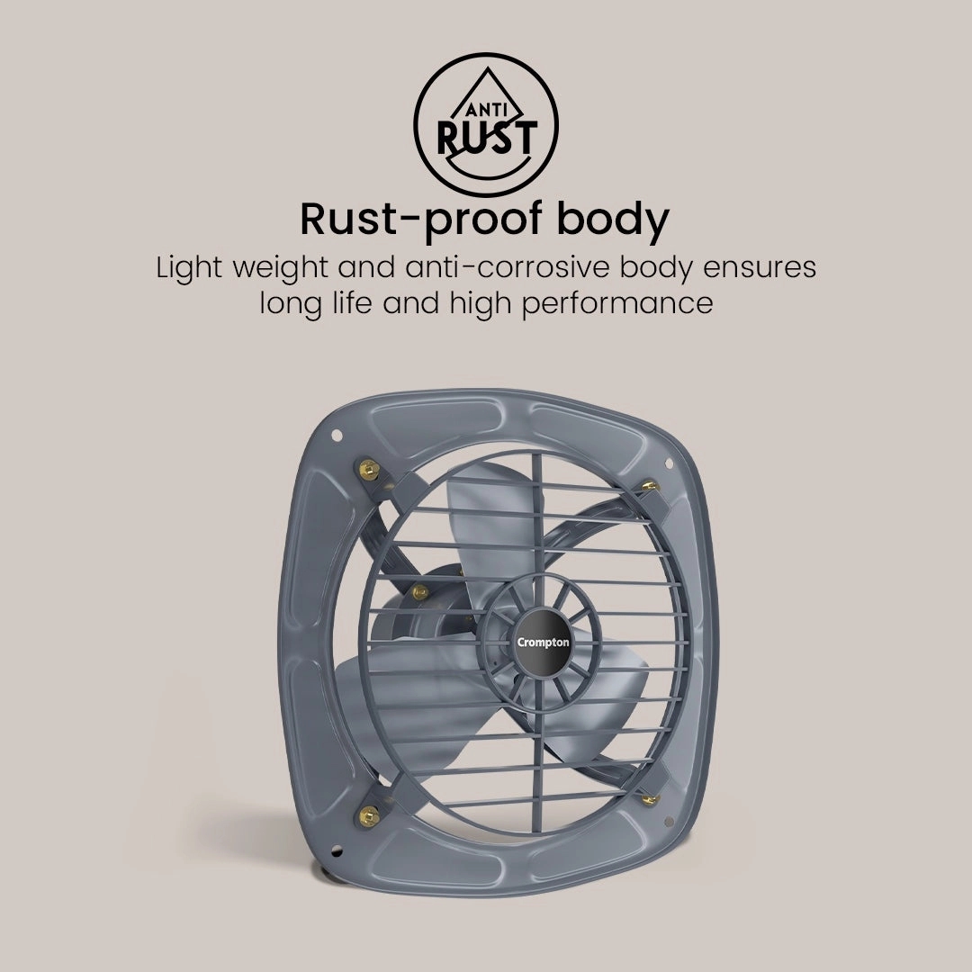 Crompton Fluxair Exhaust Fan by Crompton : Colours available: Grey 3 3