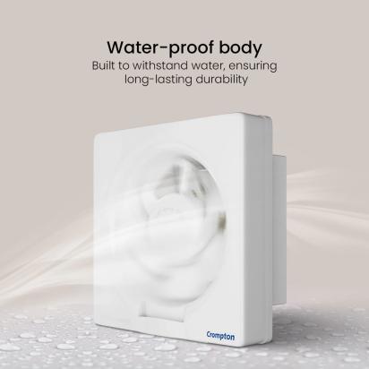 Crompton Briskair Neo Exhaust Fan - 280 CMH by Crompton : Colours available: White 3 3