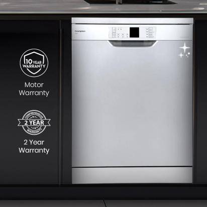 Crompton Voila FreeStanding 14 PlaceStanding Dishwasher by Crompton : Colours available: Silver 2 4