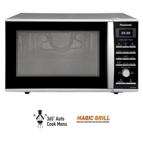 Panasonic 27L Convection Microwave Oven (NN-CD674MFDG, Silver, Rotisserie, Crispy Tawa, Magic Grill, Zero Oil Recipes)