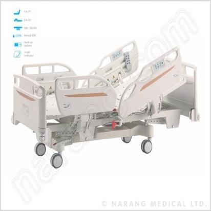 Narang Medical HF1126B : ICU Bed 3 Function Electric by Narang Medical Limited : Colours available: White