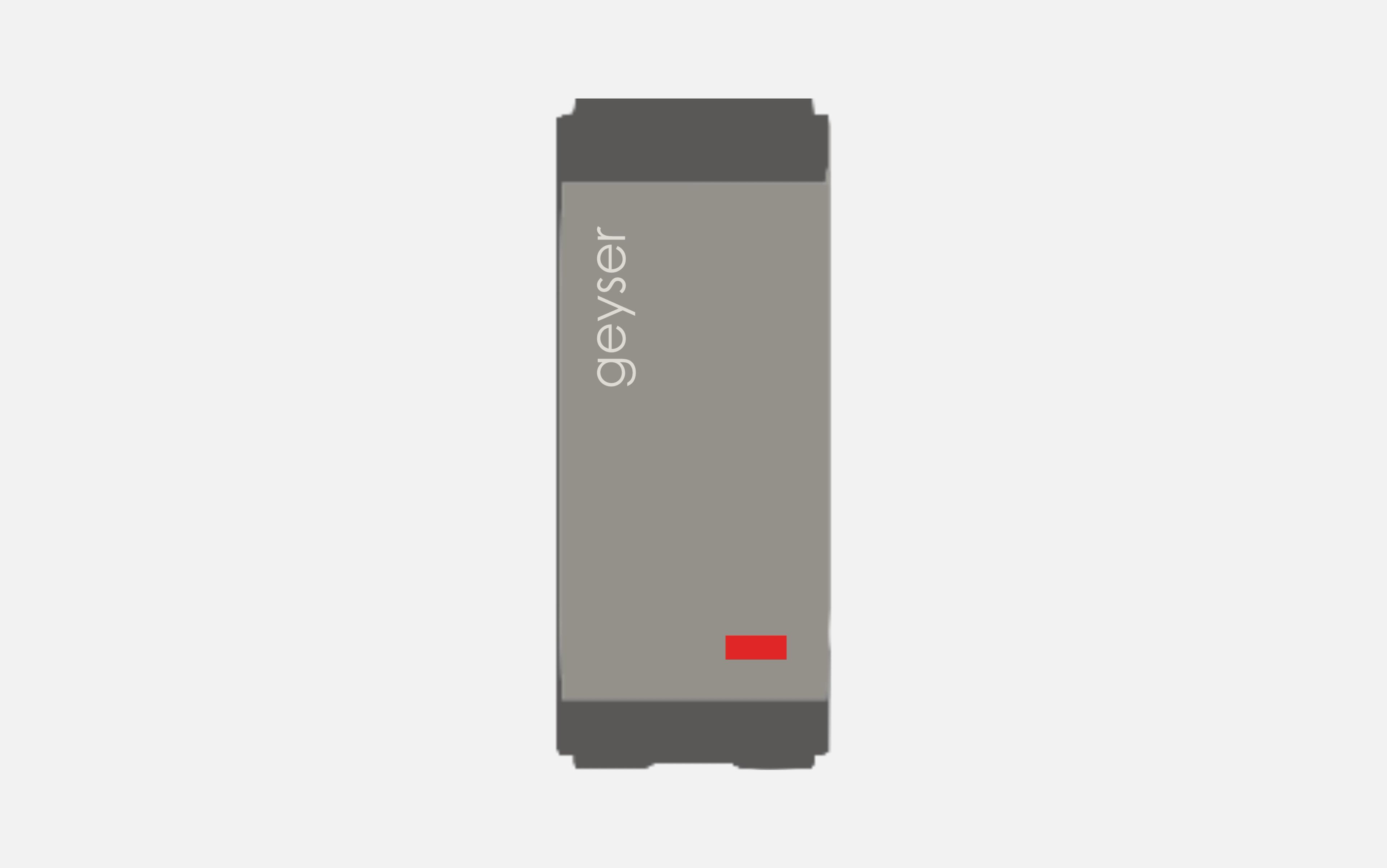 Norisys Quartz Gray Switch 16A One-Way With ‘Geyser’ Symbol With Indicator - 1 Module