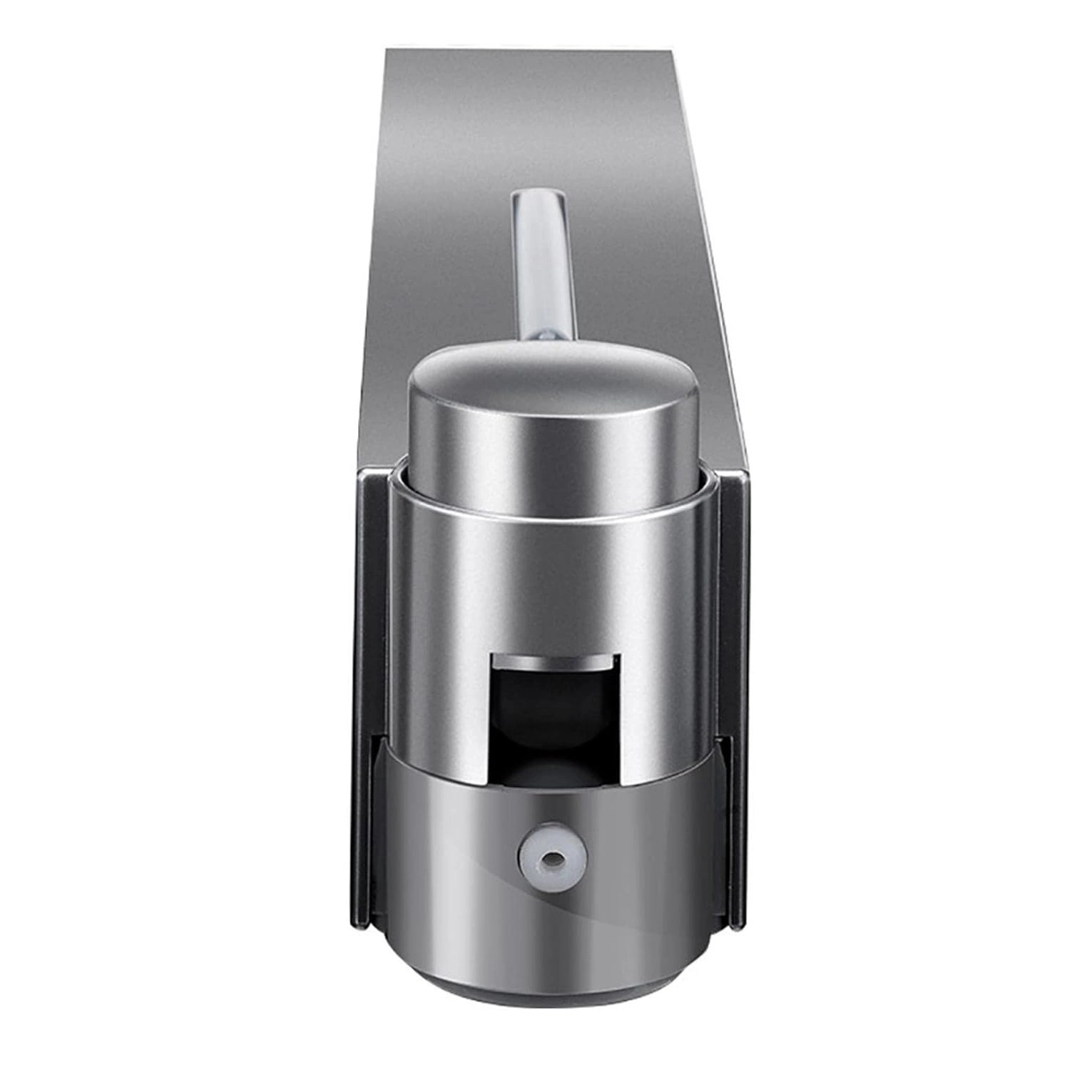 Aquieen 400ml Wall-Mounted Plastic Soap Dispenser - Chrome Finish, Compact & Refillable by Aquieen : Colours available: Silver 2 2