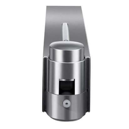 Aquieen 400ml Wall-Mounted Plastic Soap Dispenser - Chrome Finish, Compact & Refillable by Aquieen : Colours available: Silver 2 2