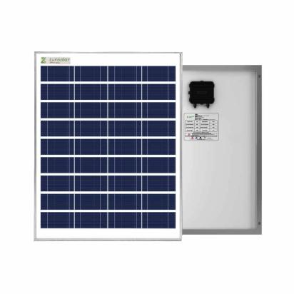 Zunpulse zunsolar 10 watt 12 volt polycrystalline solar panel by Zunpulse