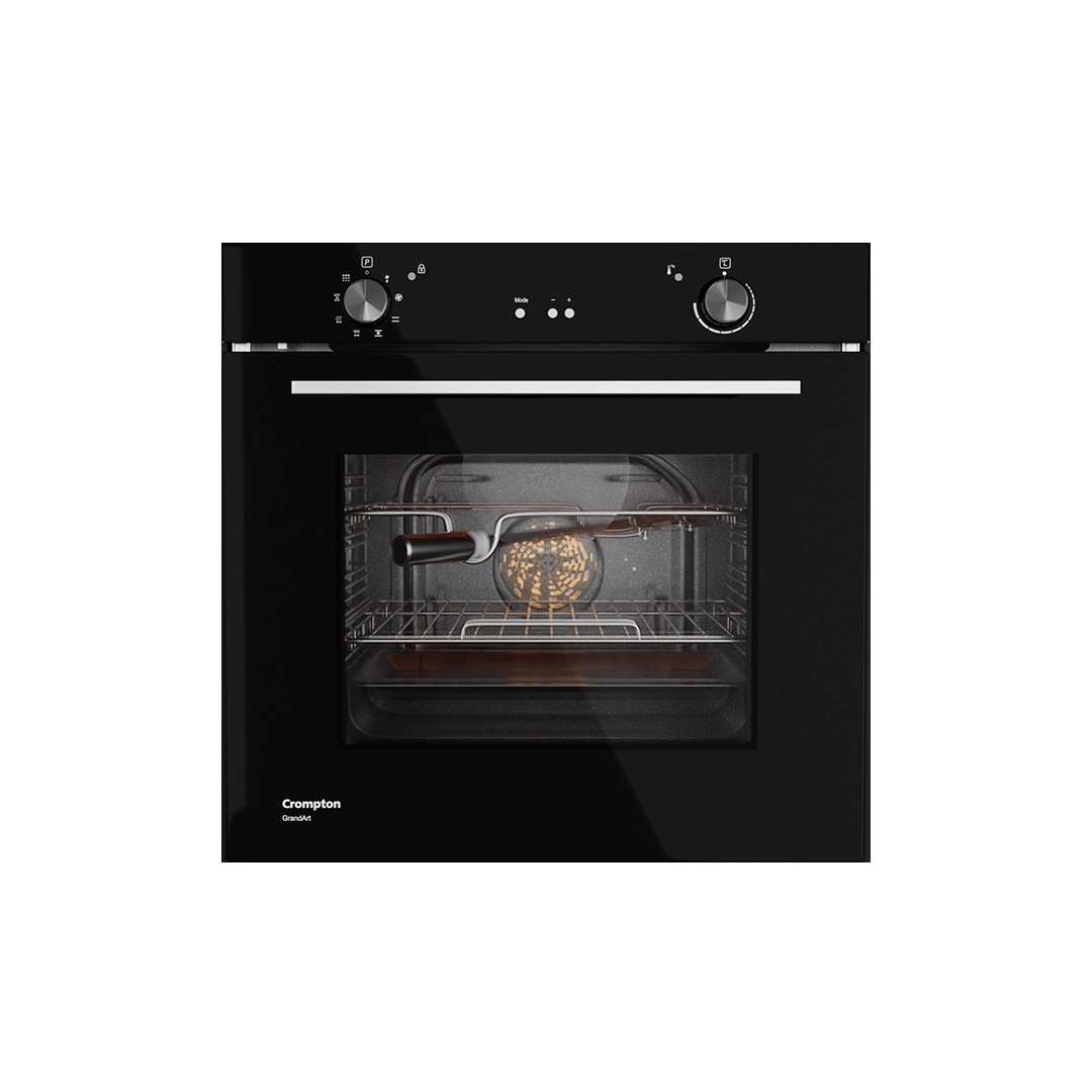 Crompton GrandArt Pyrolytic Oven 78 Ltrs by Crompton : Colours available: Black 4 1
