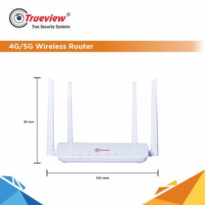 Trueview 4G and 5G Wireless Router by Trueview : Colours available: White 4 5