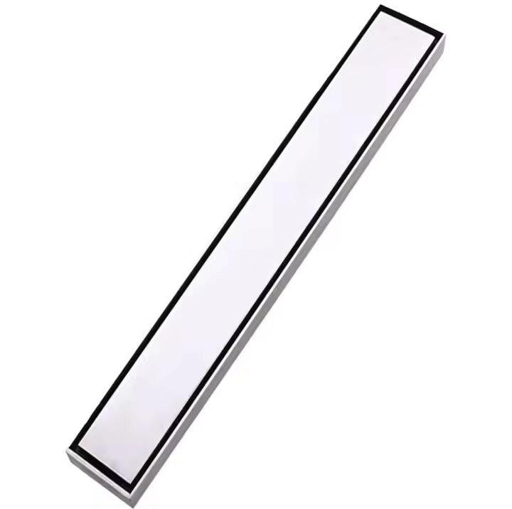 Aquieen 4x18 Inch Tile/Marble Insert Floor Grating / Drainer with Side Hole & Anti-Foul Cockroach Trap | SS304 Drainer with Matte Finish | Tile Drainer 2