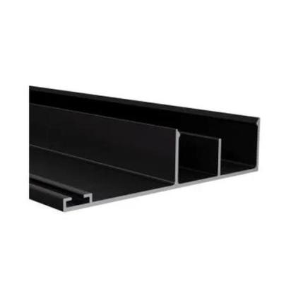Ozone Linea Slim Frame (4507) Sliding Shower System (2+2) by Ozone : Colours available: Black 5 7