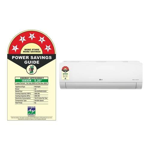 LG 5 Star (1.5) Split AC, Gold Fin+, Dual Inverter Compressor, AI Convertible 6-in-1, Viraat Mode, 5.0 kW, 2025 Model 3