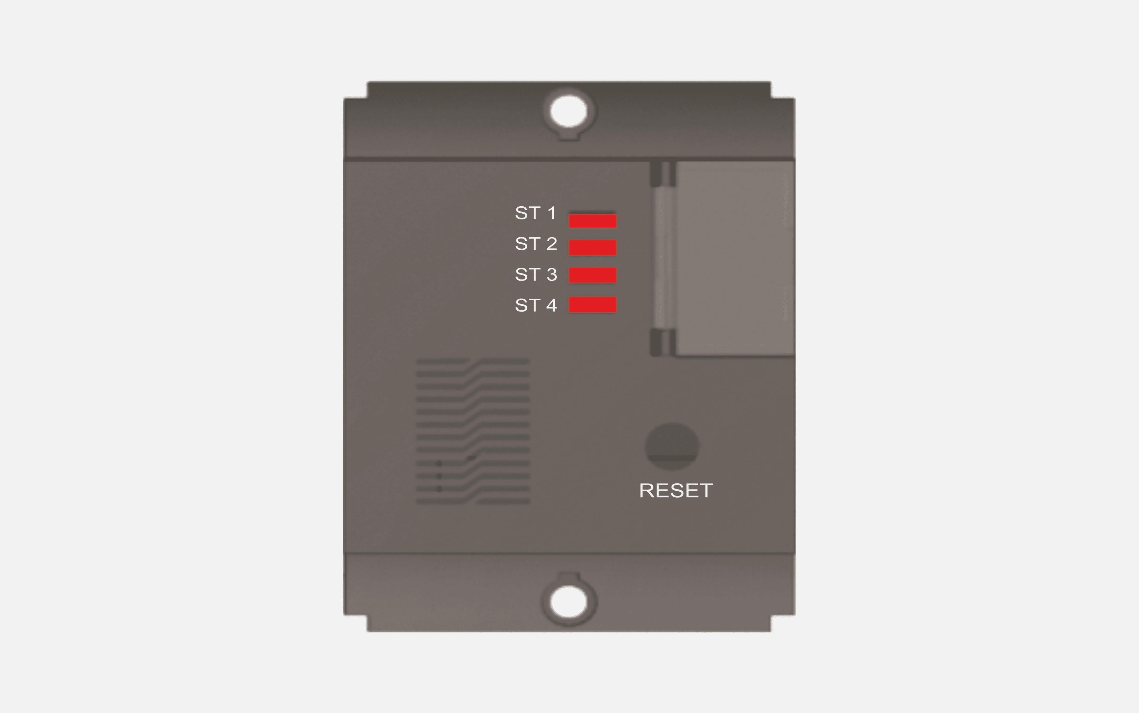 Norisys Graphite Gray Call Bell Station with Register and provision for External Buzzer - 2 Module